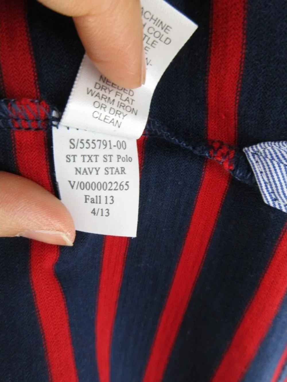 Banana Republic Polo Shirt XXL Tall Red Pullover Striped Preppy NEW